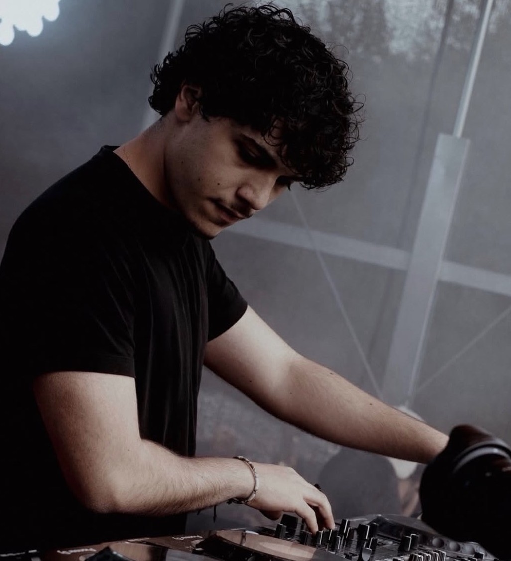 EsKey during a DJ set