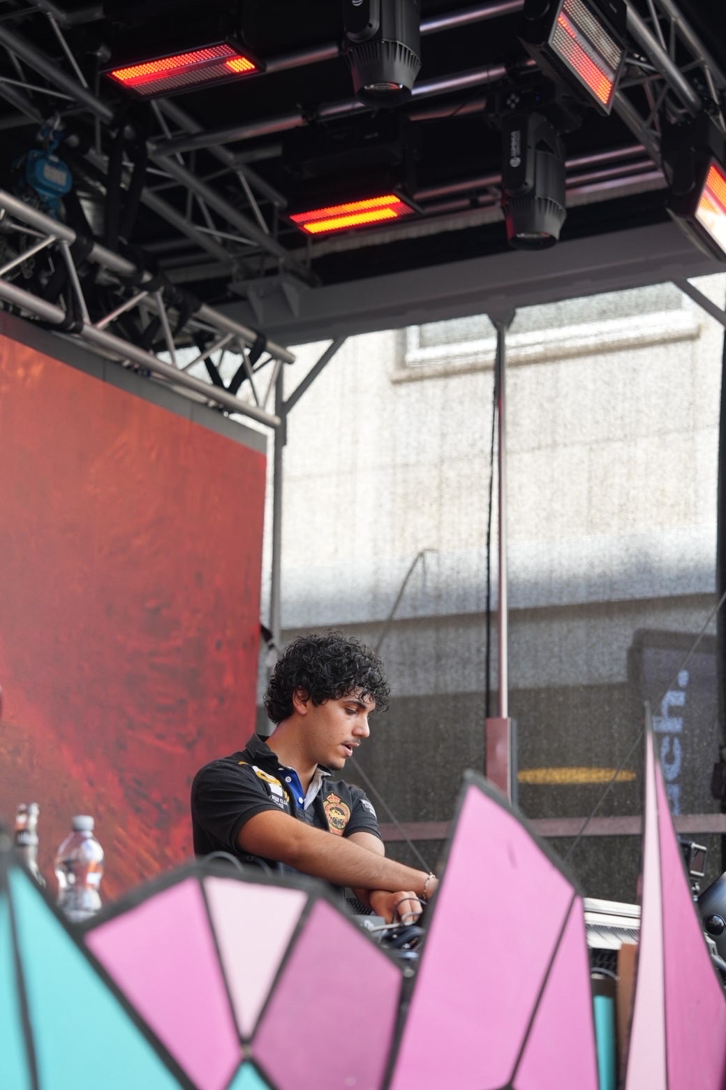 EsKey focused at the mixing desk